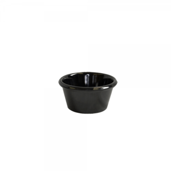 Ramekin liso negro 3-3/8 pg 4 oz